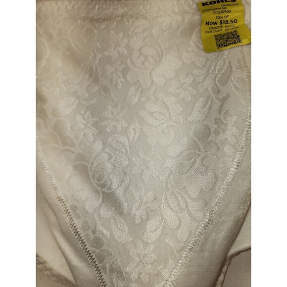 Bali Womens Underwear White Size Medium Lace Detail 100% Cotton - Picture 2 of 5